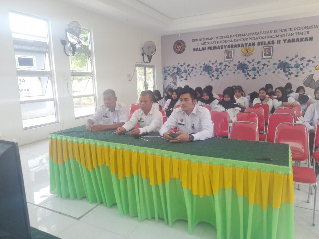 Peserta Pemagangan Nasional Batch II Kemenaker Bapas Tarakan Ikuti Kick Off