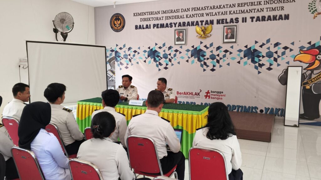 Bapas Tarakan Gelar Sidang TPP ke-17 Bahas Pelimpahan, Cuti Bersyarat, dan Pembebasan Bersyarat Guna Reintegrasi Sosial Warga Binaan