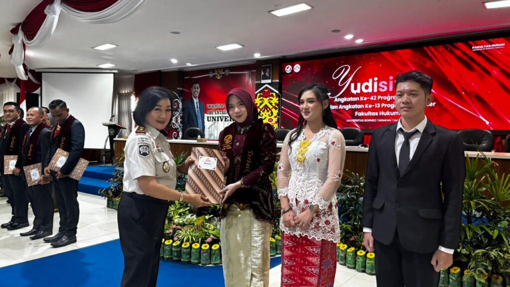 Bapas Tarakan Hadiri Yudisium Angkatan ke-42 Program Sarjana dan ke-13 Program Magister Hukum Universitas Borneo Tarakan (UBT)