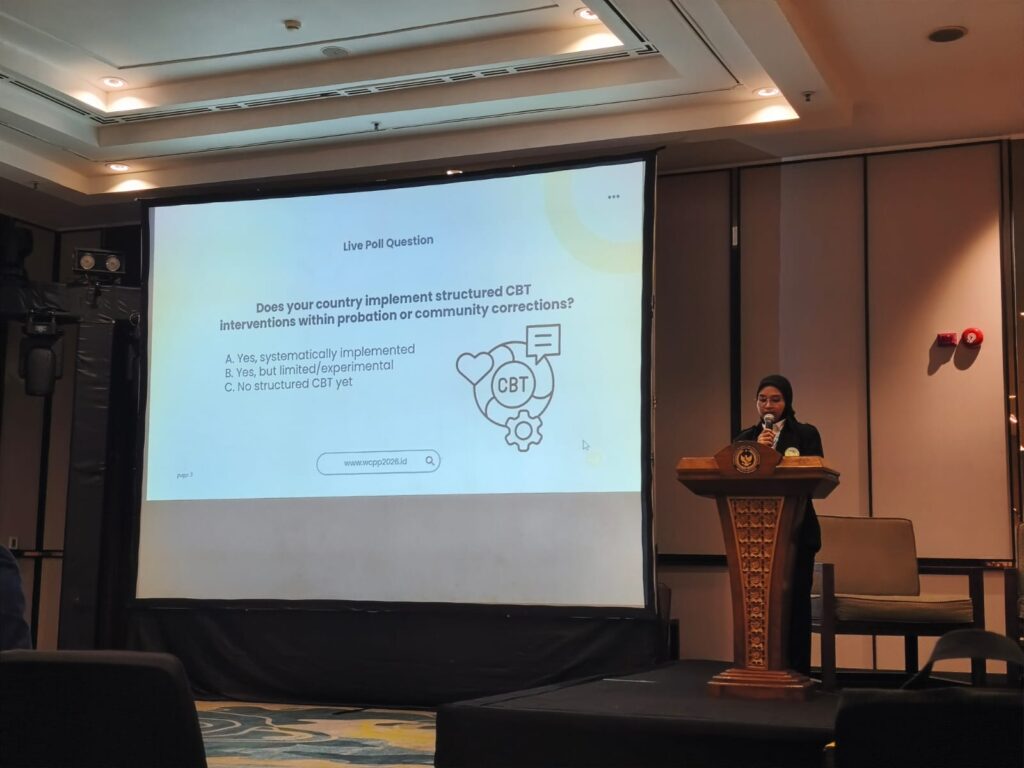 Pembimbing Kemasyarakatan Bapas Tarakan Jadi Pembicara WCPP 2026, Sampaikan Urgensi Pendekatan Psikologis untuk Klien Pemasyarakatan