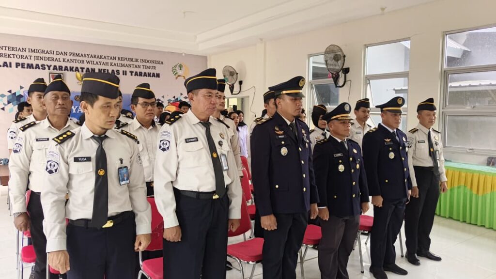 Bapas Tarakan Ikuti Tasyakuran Hari Bakti Pemasyarakatan ke-62, Hikmat dan Penuh Syukur
