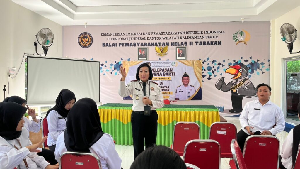 Peserta Magang Bapas Tarakan Presentasikan Inovasi, Kabapas Rita Ribawati Berikan Masukan dan Apresiasi