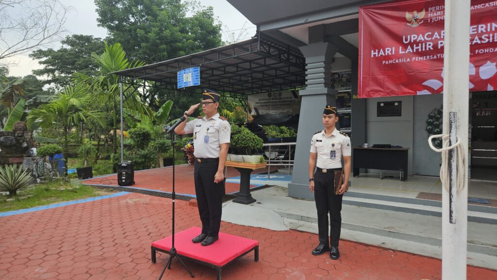 Nilai Luhur Pemersatu Bangsa, Bapas Tarakan Laksanakan Upacara Hari Lahir Pancasila